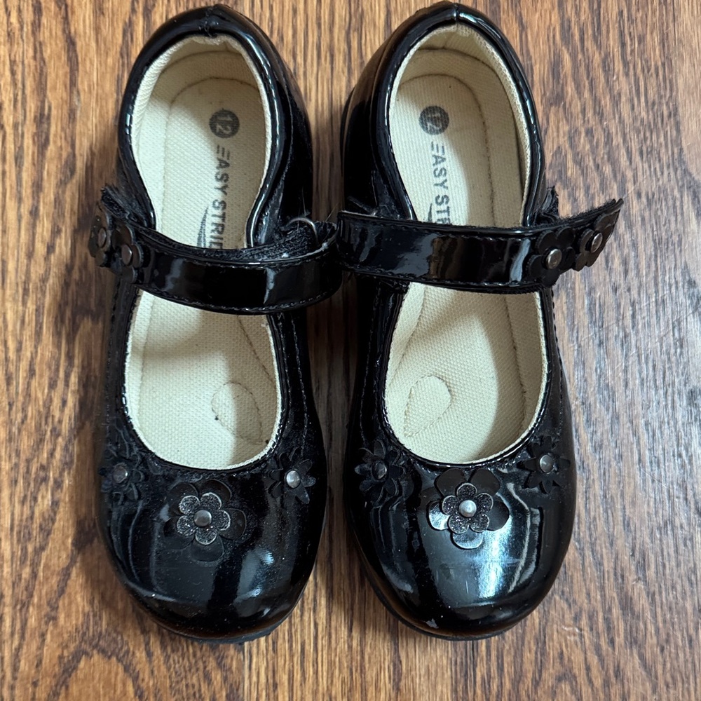 Black Kids Dress Shoes